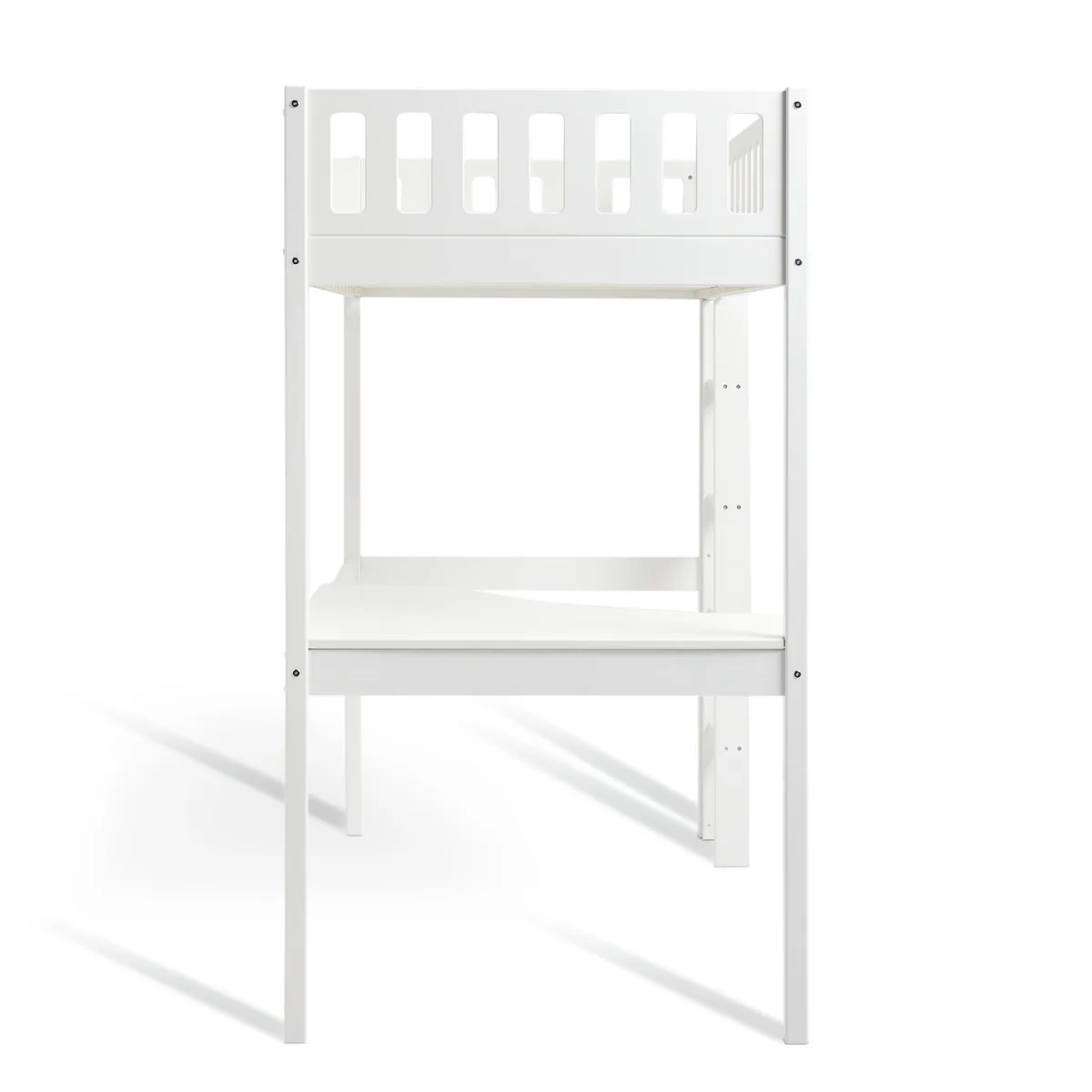Habitat Ronnie Kids Highsleeper Bed and Wardrobe Desk - White – image 3
