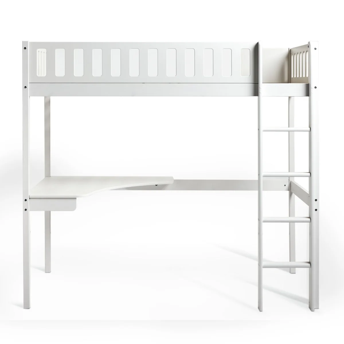 Habitat Ronnie Kids Highsleeper Bed and Wardrobe Desk - White – image 5