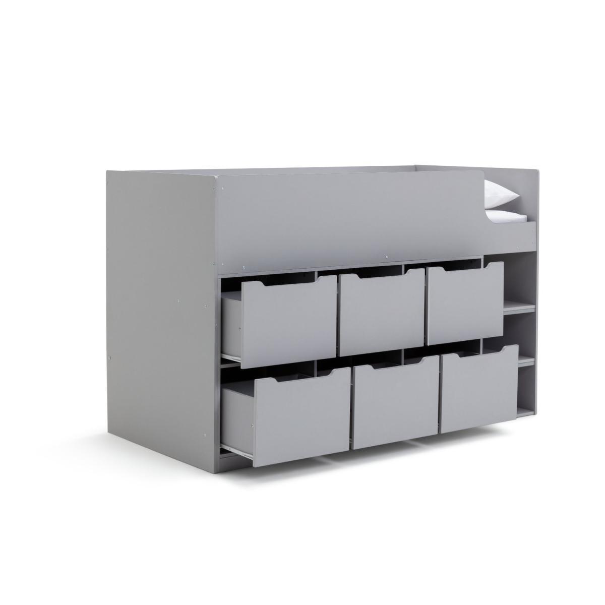 Habitat Jude Mid Sleeper Bed Frame With Drawers - Grey – image 5
