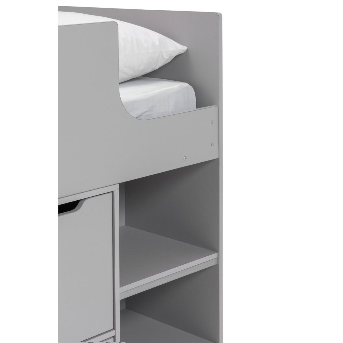 Habitat Jude Mid Sleeper Bed Frame With Drawers - Grey – image 9