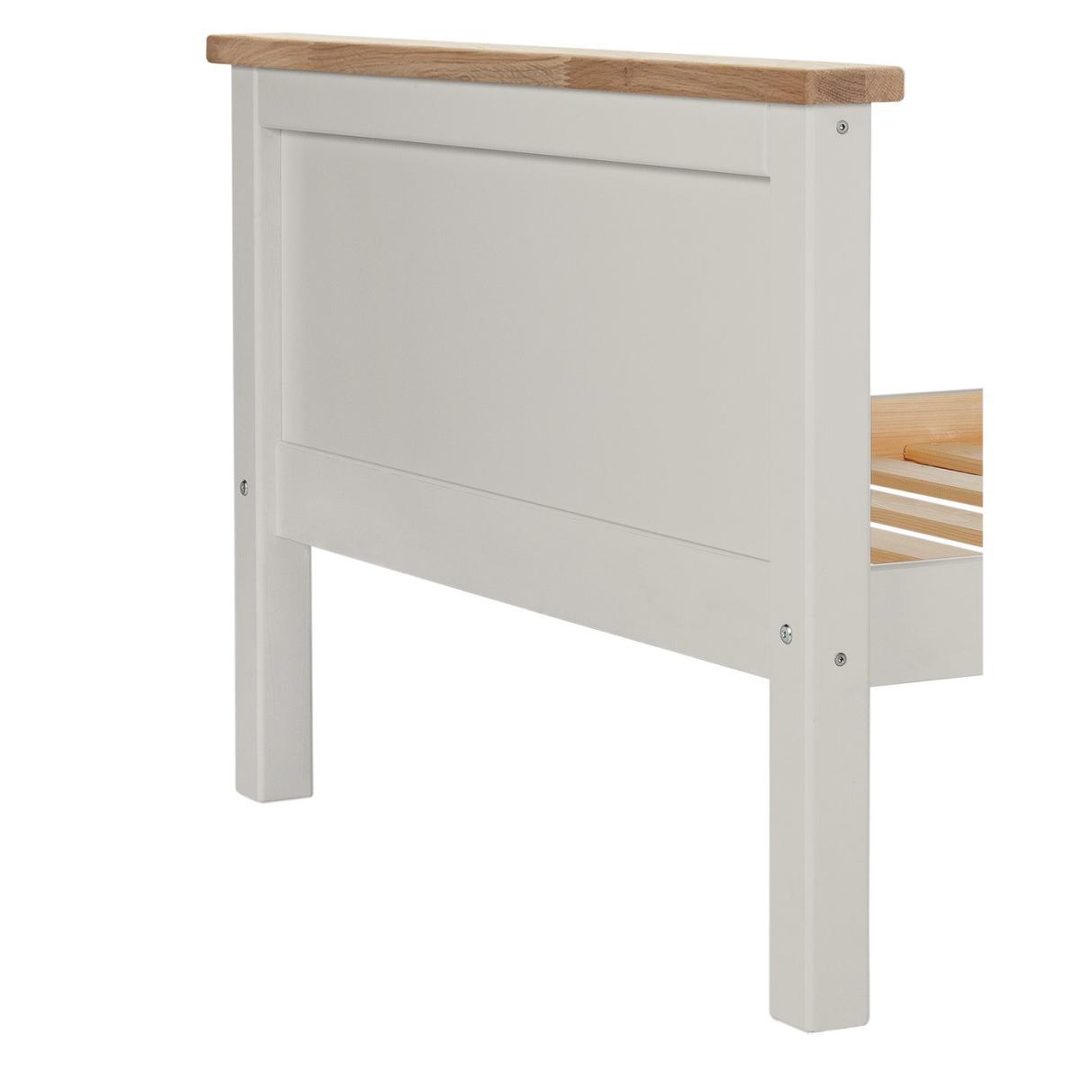 Habitat Brooklyn Kids Bed and Mattress - White and Oak – image 6