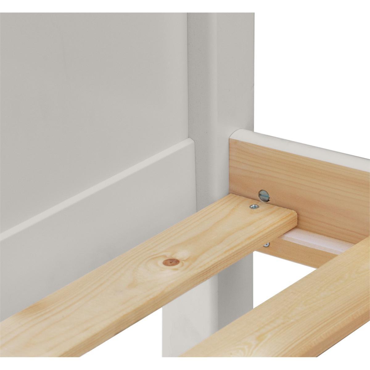 Habitat Brooklyn Kids Bed and Mattress - White and Oak – image 8