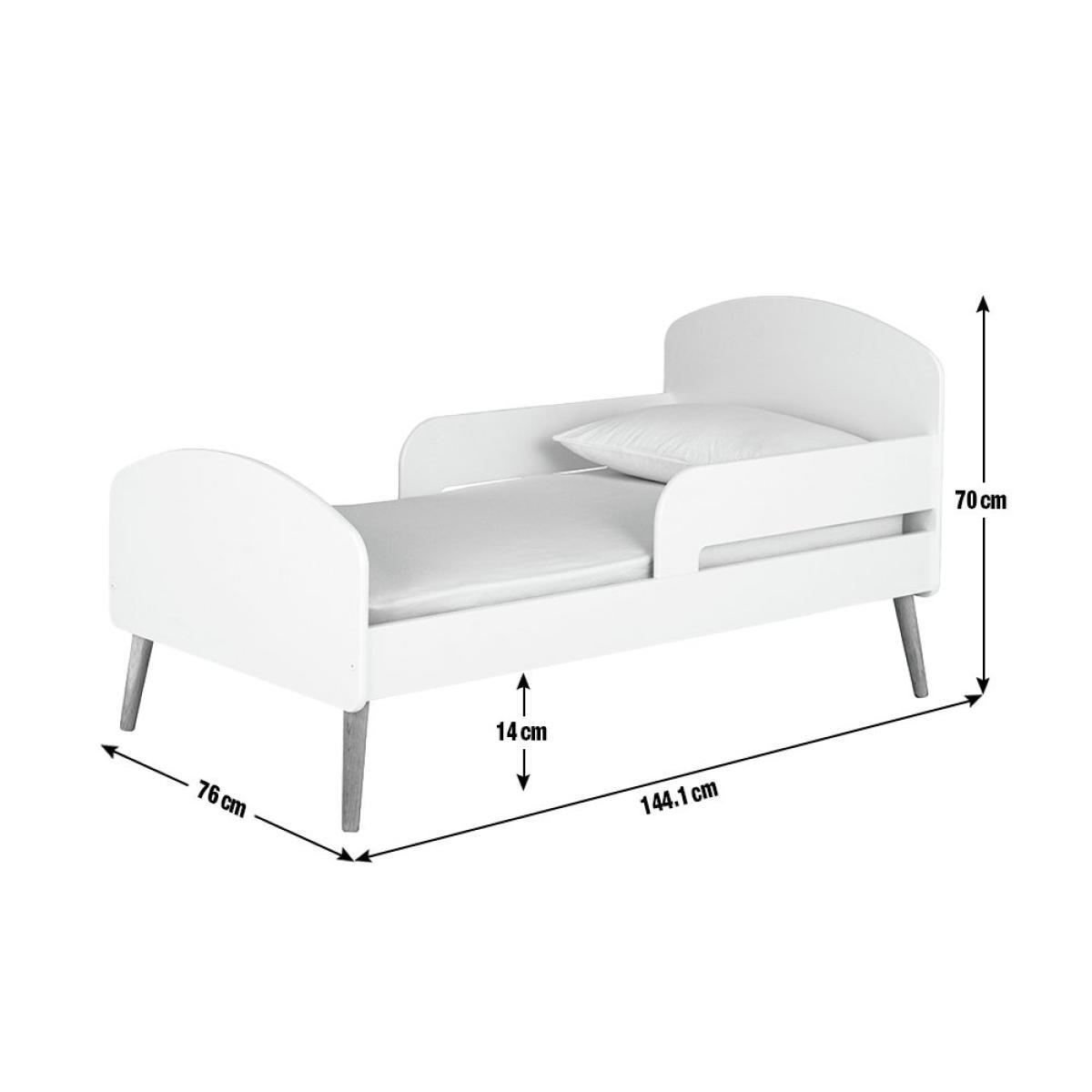 Habitat Bodie Toddler Bed and Kids Mattress - White – image 10