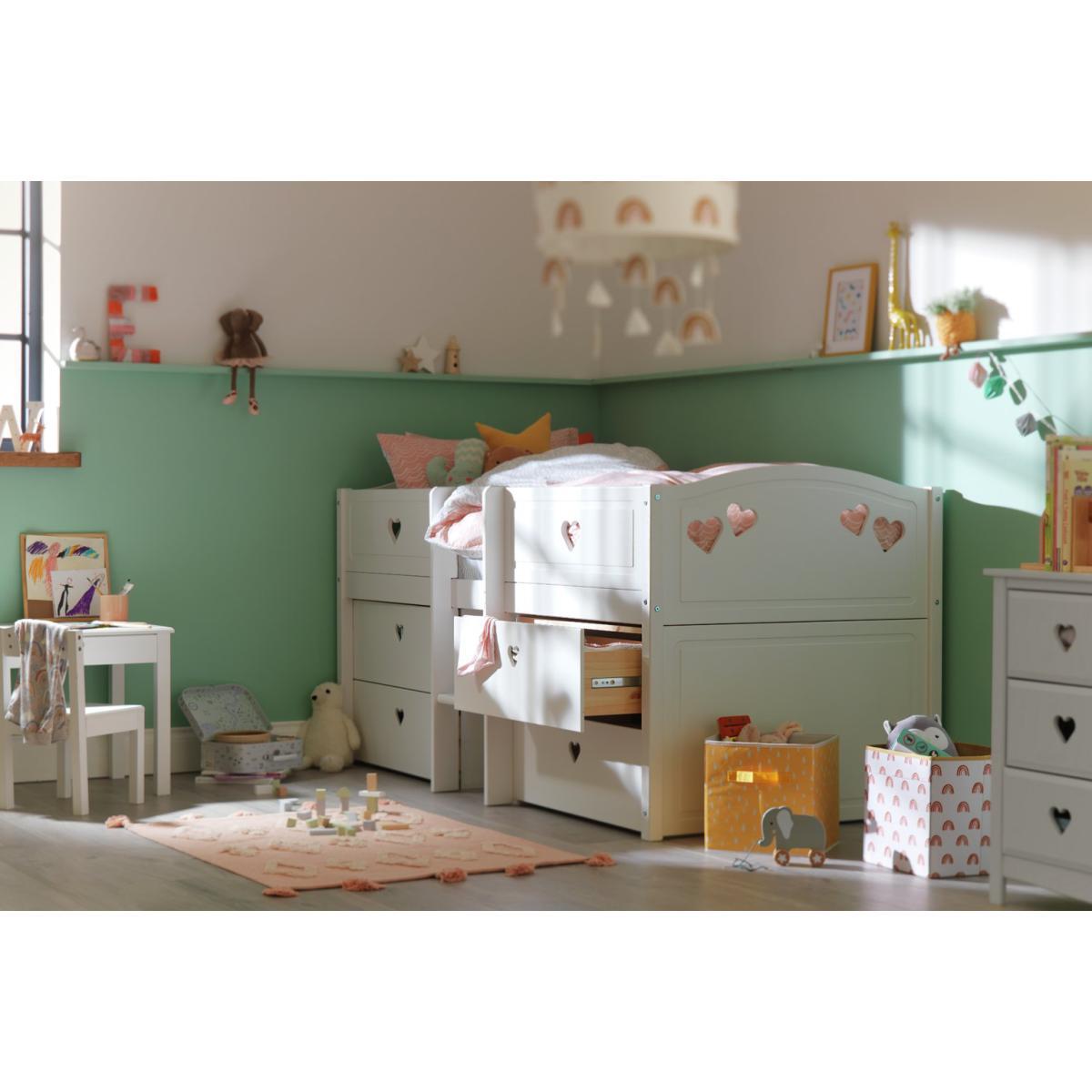 Habitat Mia Low Storage Mid Sleeper - White – image 2