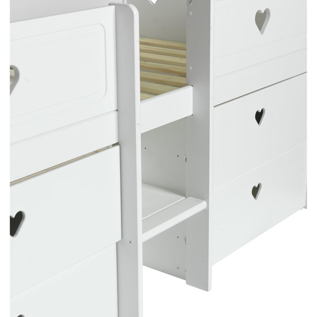 Habitat Mia Low Storage Mid Sleeper - White – image 10