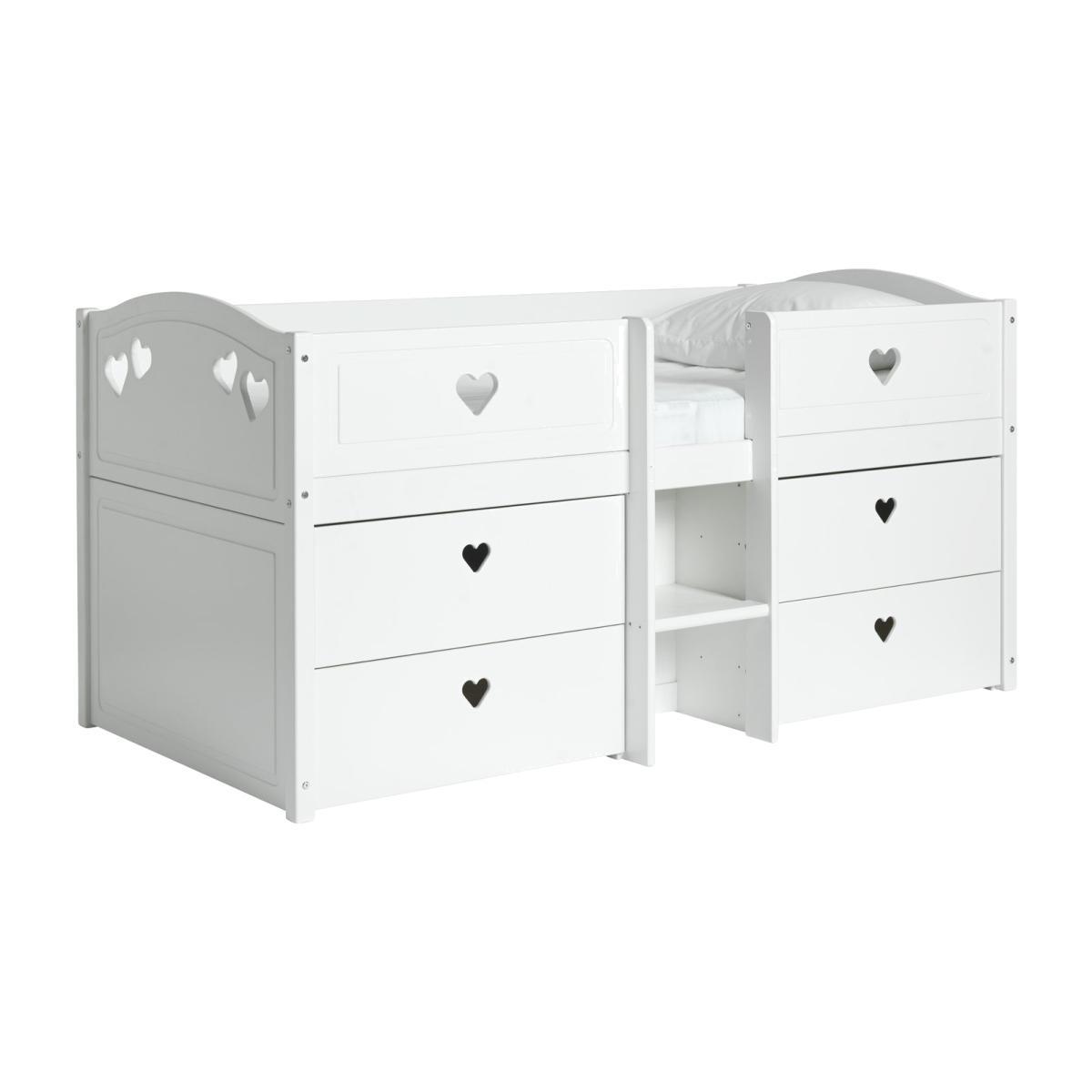 Habitat Mia Low Storage Mid Sleeper - White – image 1