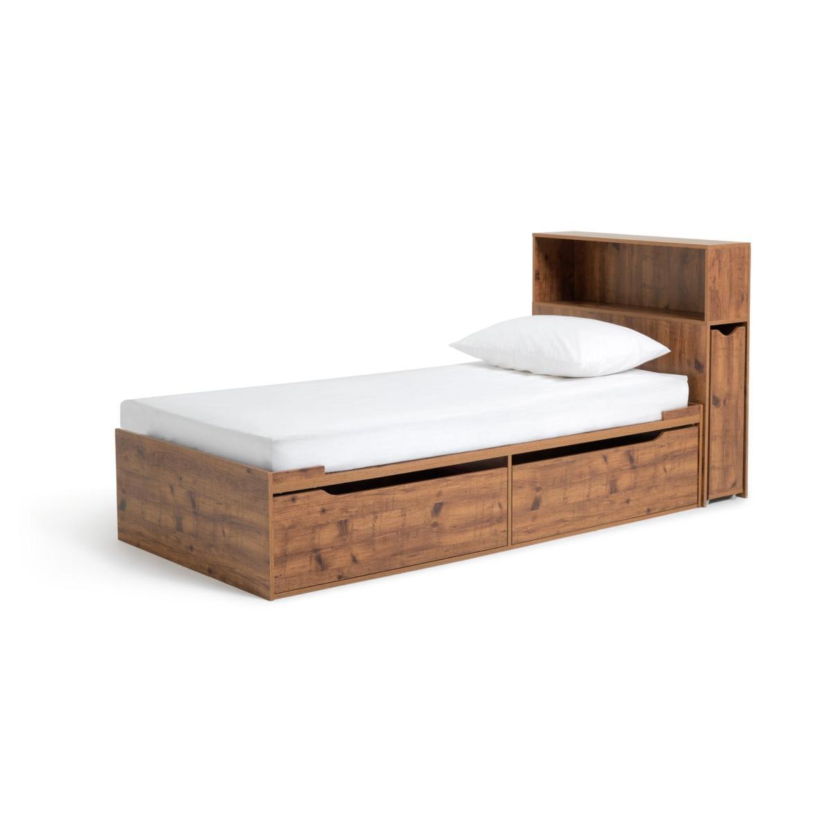 Habitat Lloyd Cabin Bed With Headboard -Rustic Oak Effect – image 2