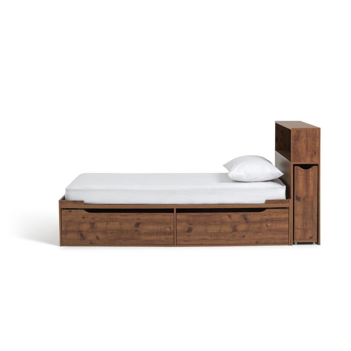 Habitat Lloyd Cabin Bed With Headboard -Rustic Oak Effect – image 3