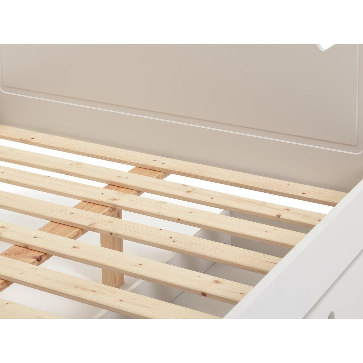 Habitat Mia Small Double Bed, Drawer &Kids Mattress-White – image 7
