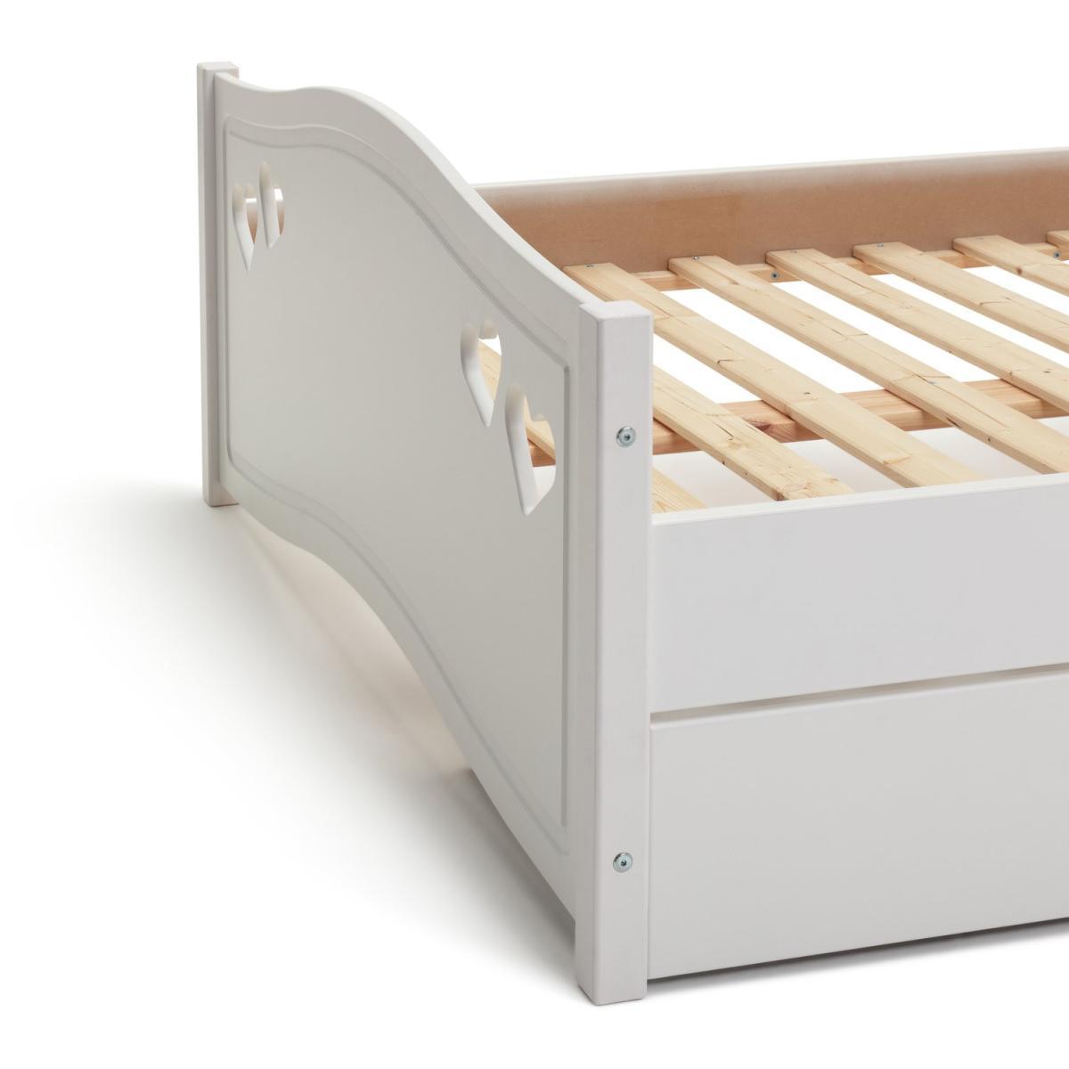 Habitat Mia Small Double Bed, Drawer &Kids Mattress-White – image 10
