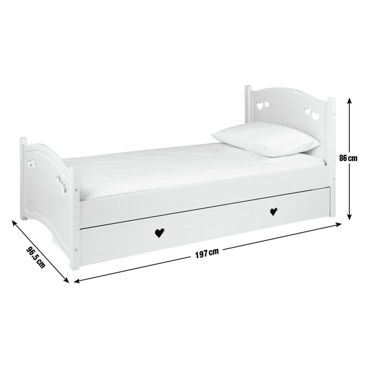 Habitat Mia Single Bed Frame - White – image 11