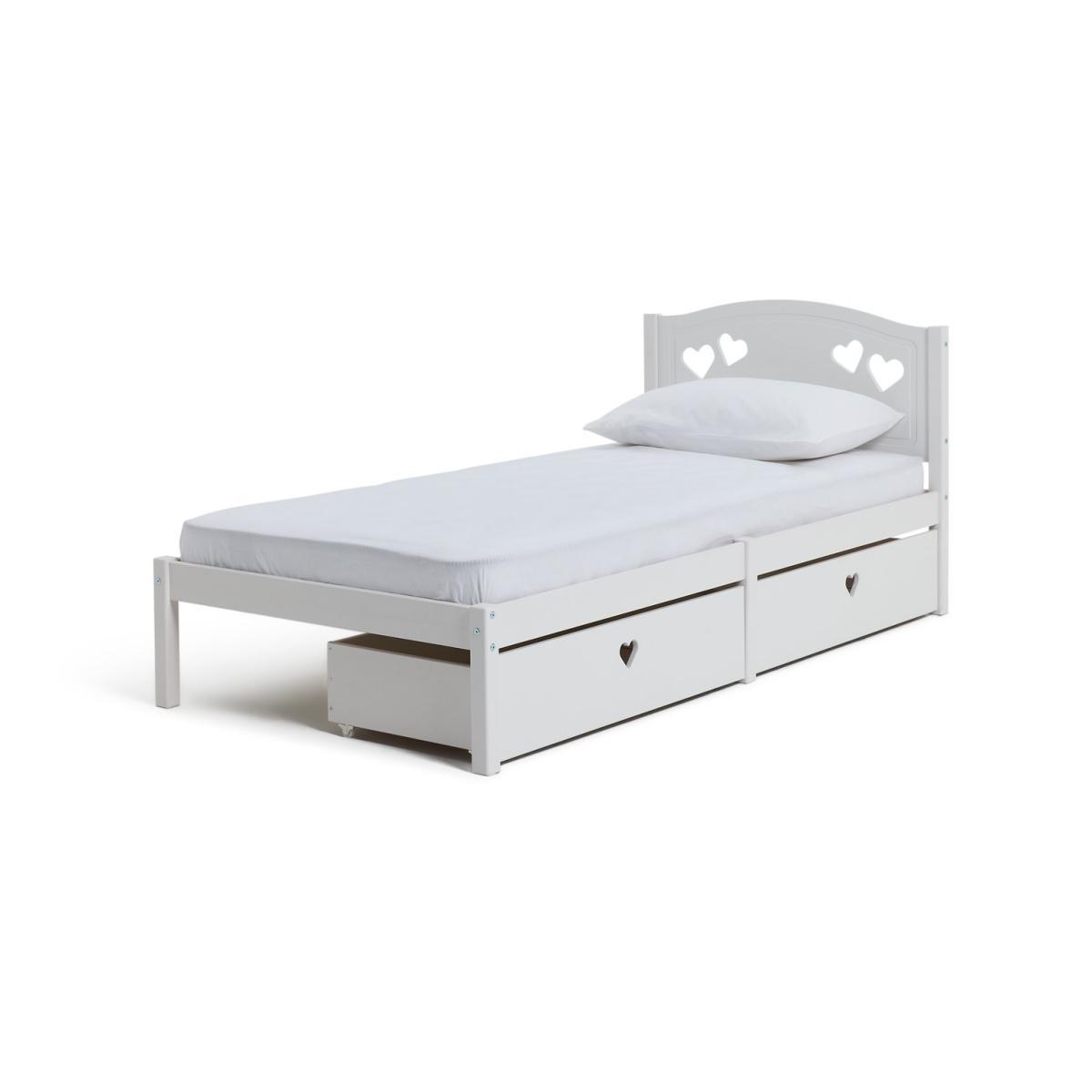 Habitat Mia Single Bed Frame with 2 Drawers - White – image 2