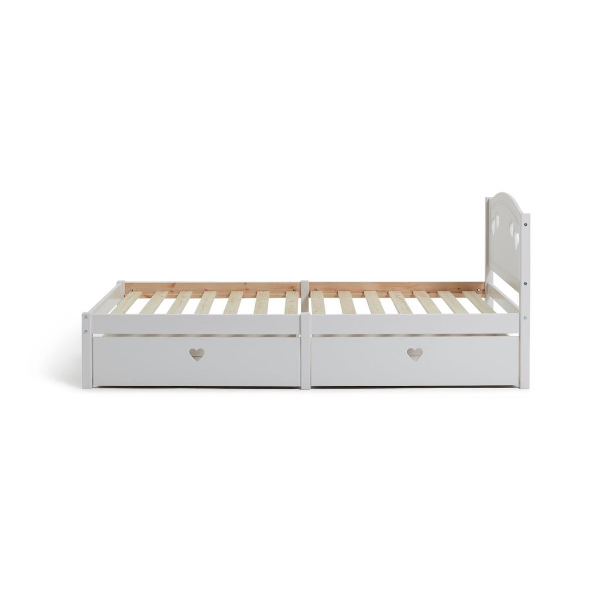 Habitat Mia Single Bed Frame with 2 Drawers - White – image 3