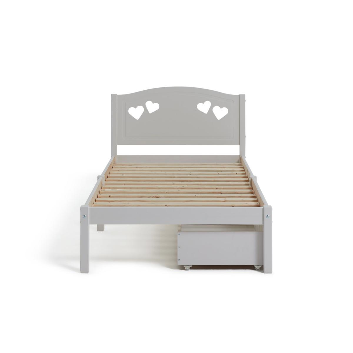Habitat Mia Single Bed Frame with 2 Drawers - White – image 4