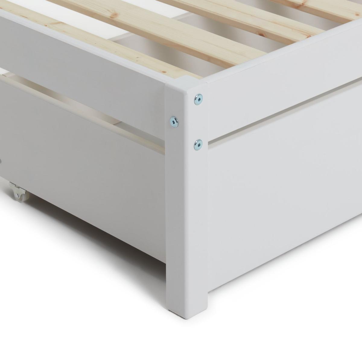 Habitat Mia Single Bed Frame with 2 Drawers - White – image 6