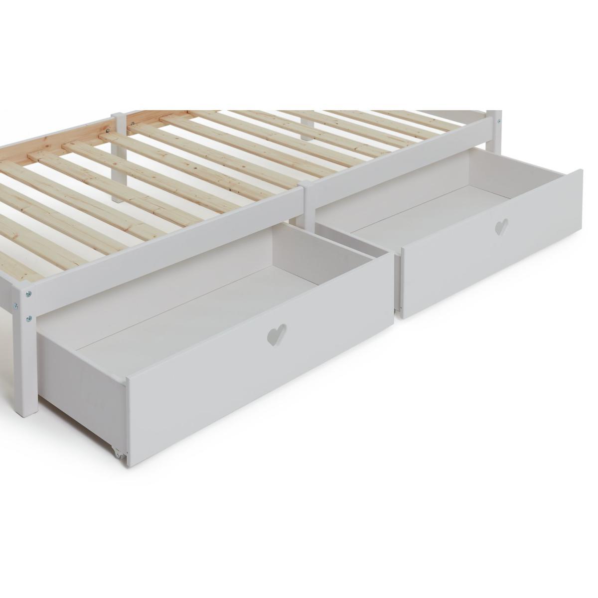 Habitat Mia Single Bed Frame with 2 Drawers - White – image 8