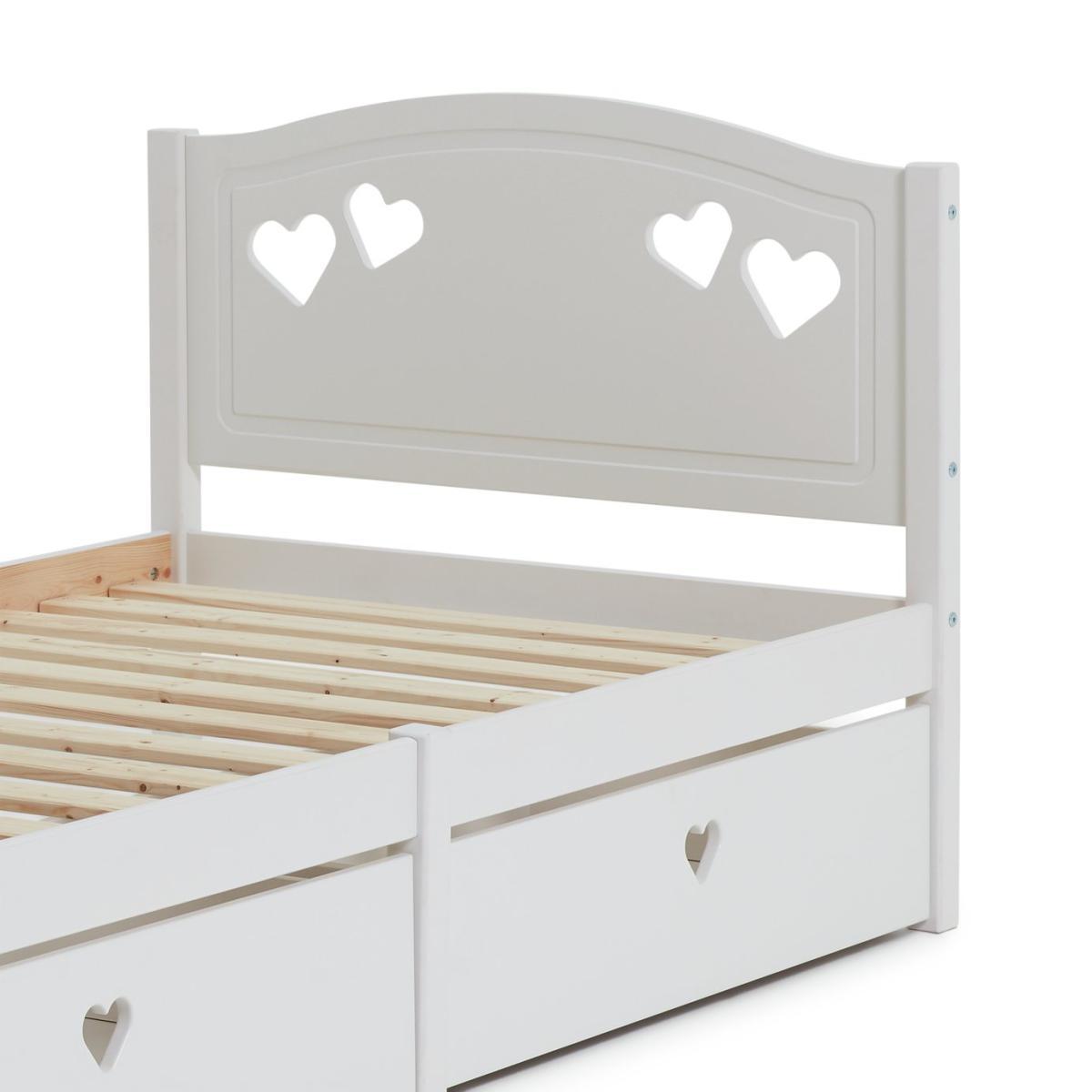 Habitat Mia Single Bed Frame with 2 Drawers - White – image 9