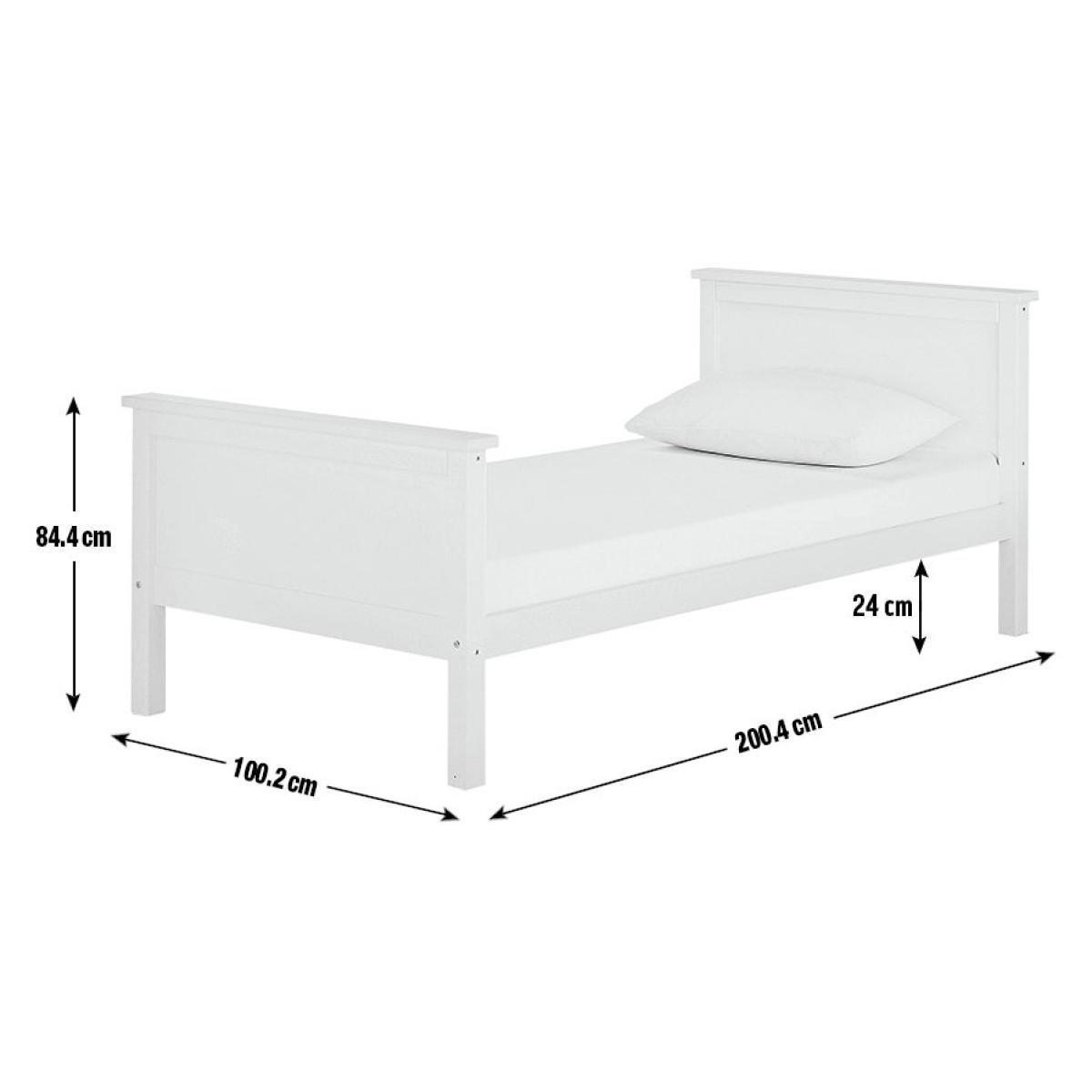 Habitat Brooklyn Single Bed and Kids Mattress - White – image 10