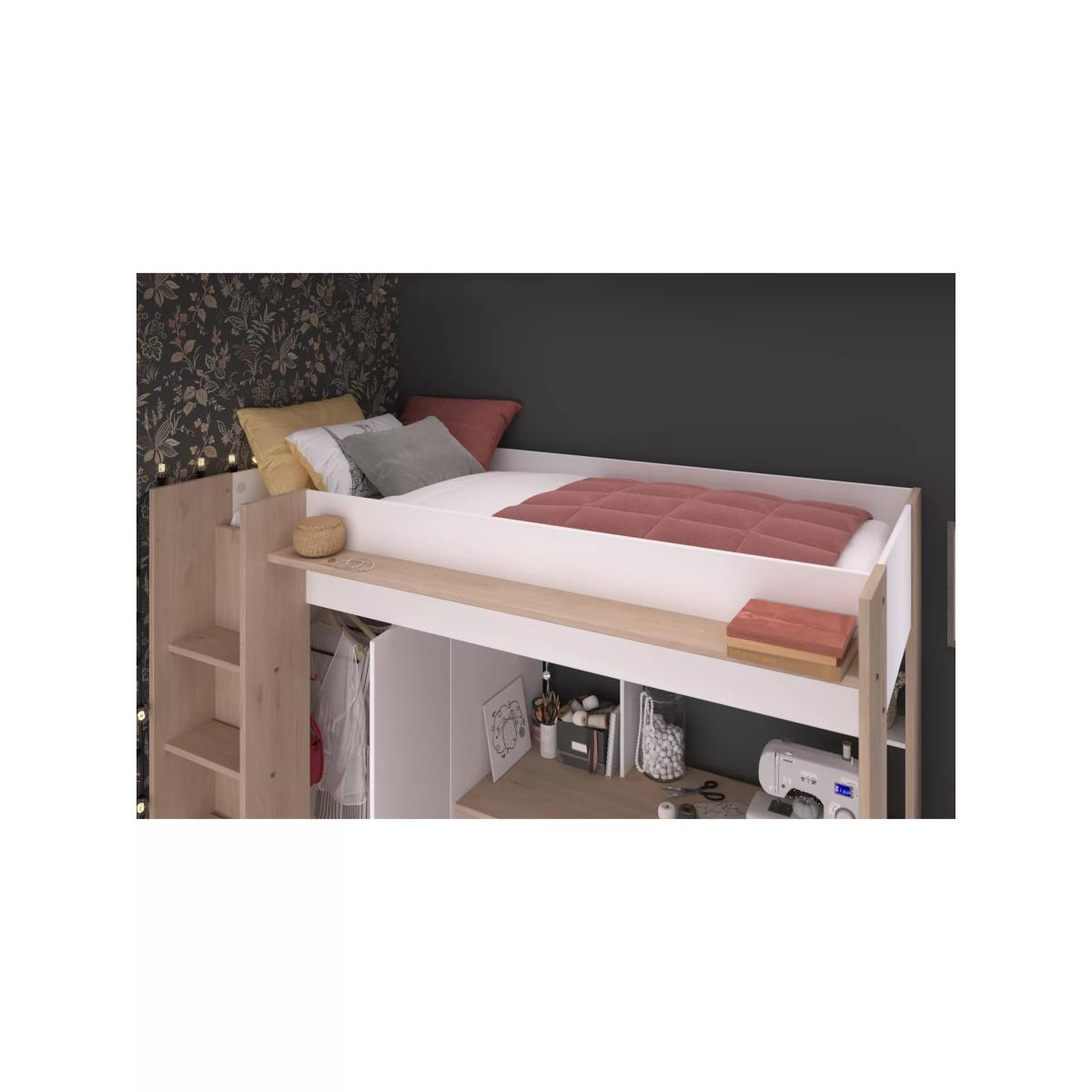 Kids Avenue Parisot Greyson High-Sleeper Bed Frame and Desk, European Single – image 3