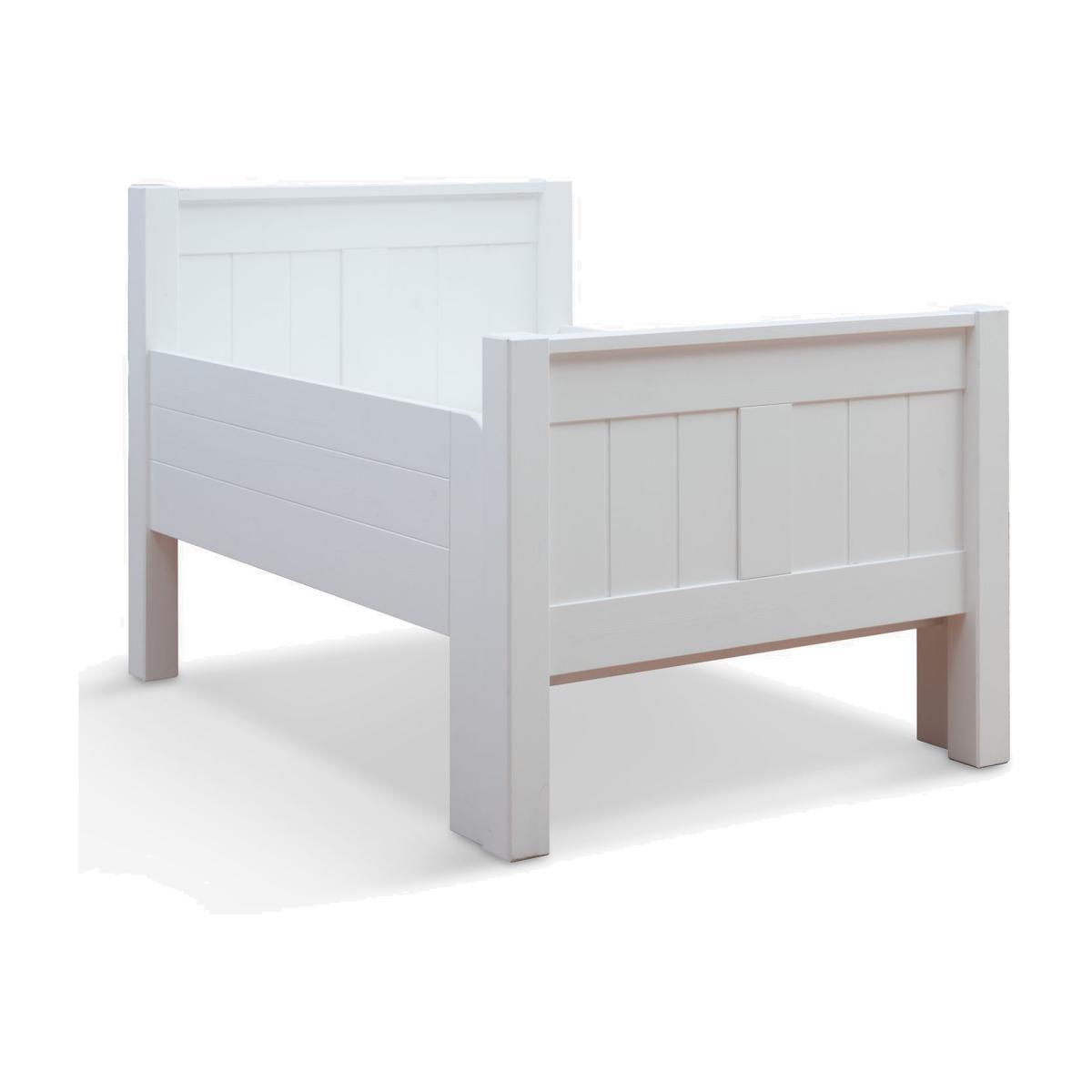 Stompa Classic Kids Starter Bed with Mattress, White – image 1