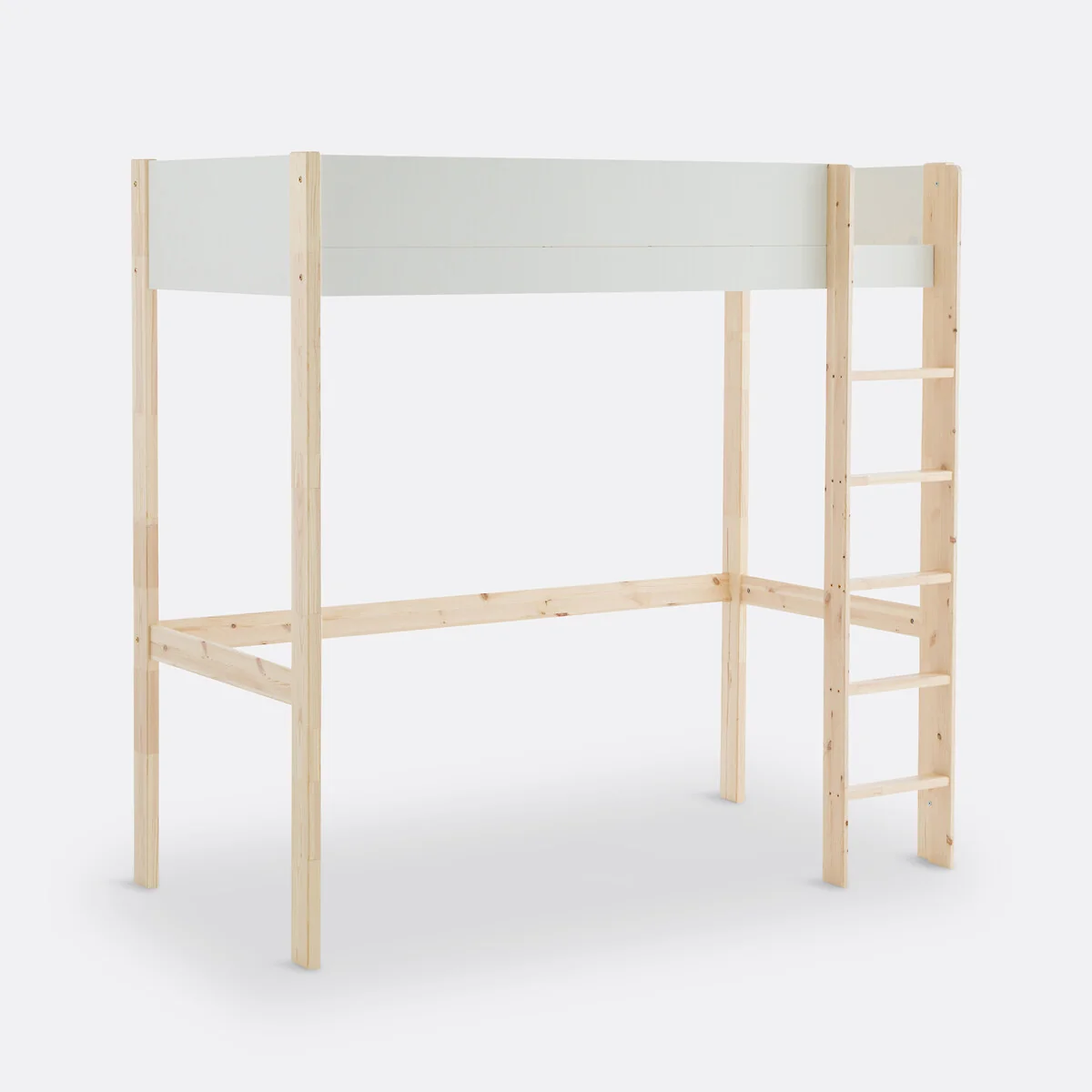 Meeting Single Solid Pine Loft Bed – image 4