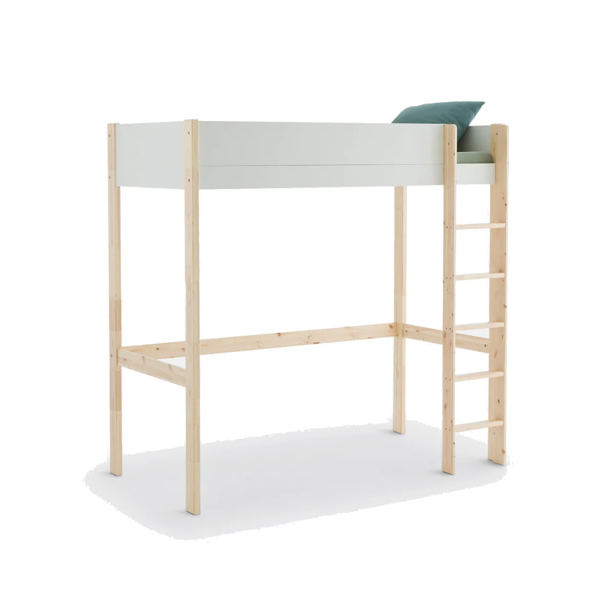 Meeting Single Solid Pine Loft Bed – image 1