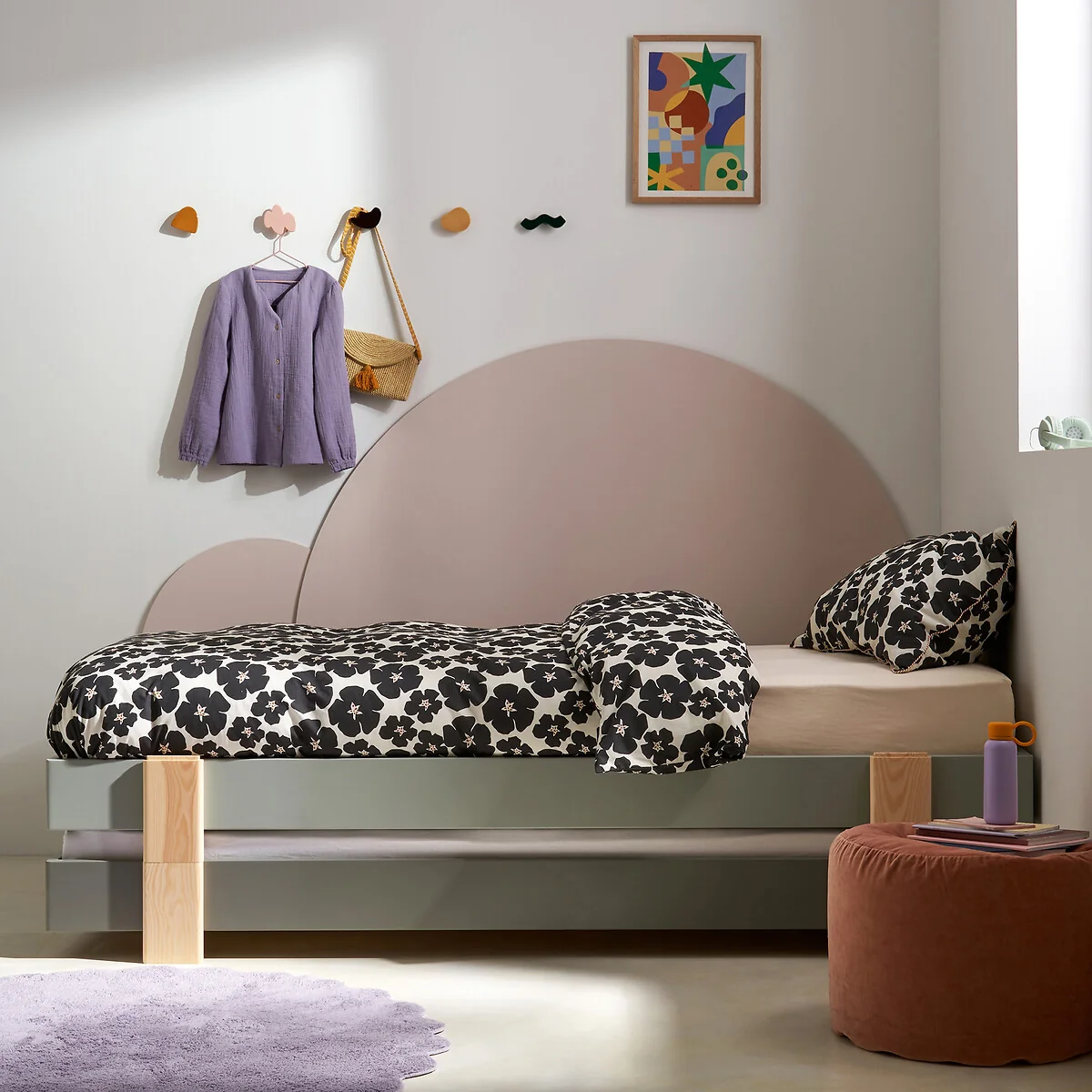 Pyla Solid Pine Stackable Bed with Bed Base – image 2