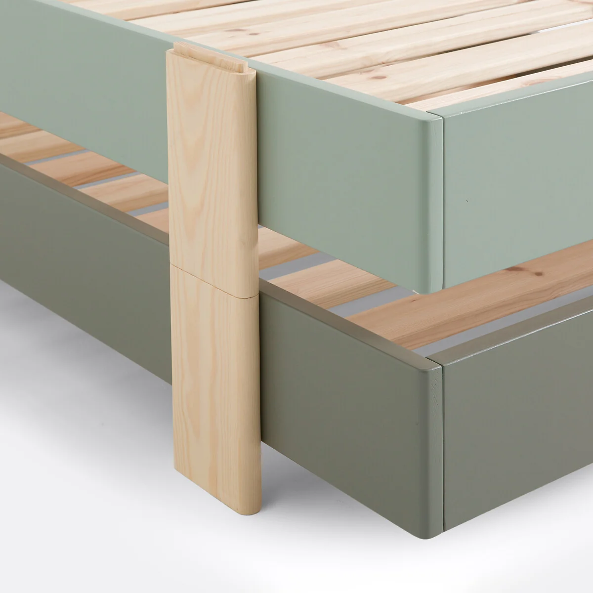 Pyla Solid Pine Stackable Bed with Bed Base – image 8