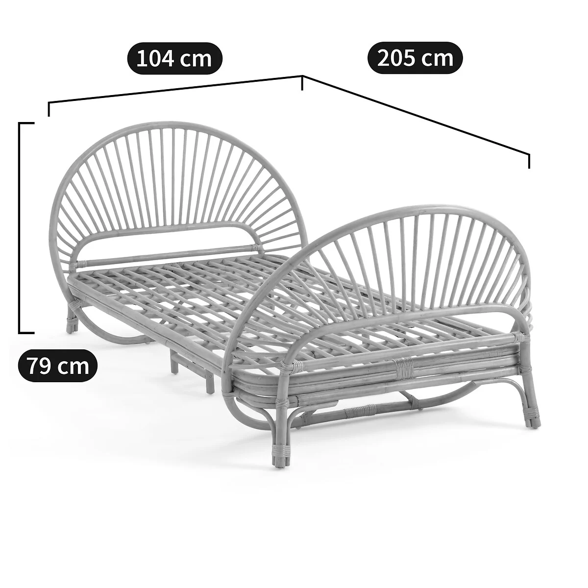 Sielo Rattan Bed – image 8