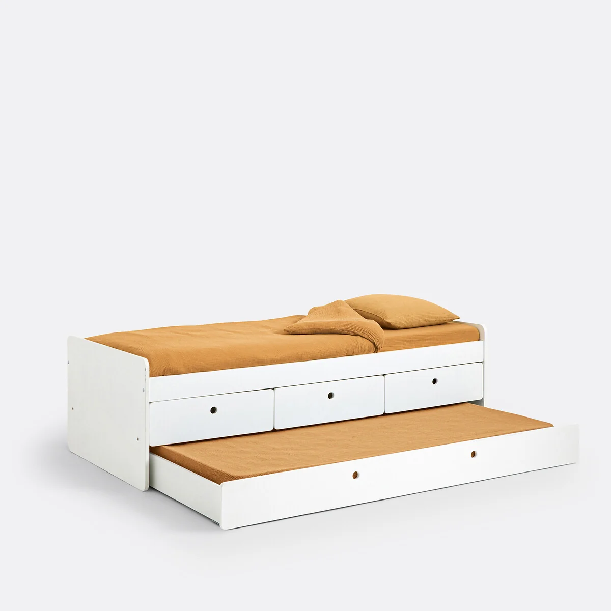 Selisa Storage Trundle Bed with Base – image 3