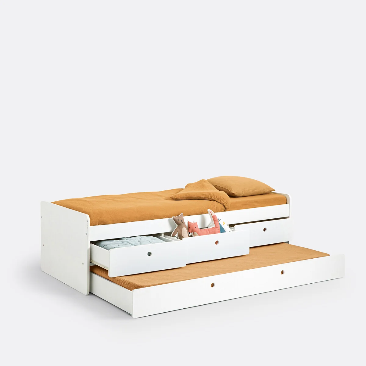 Selisa Storage Trundle Bed with Base – image 4