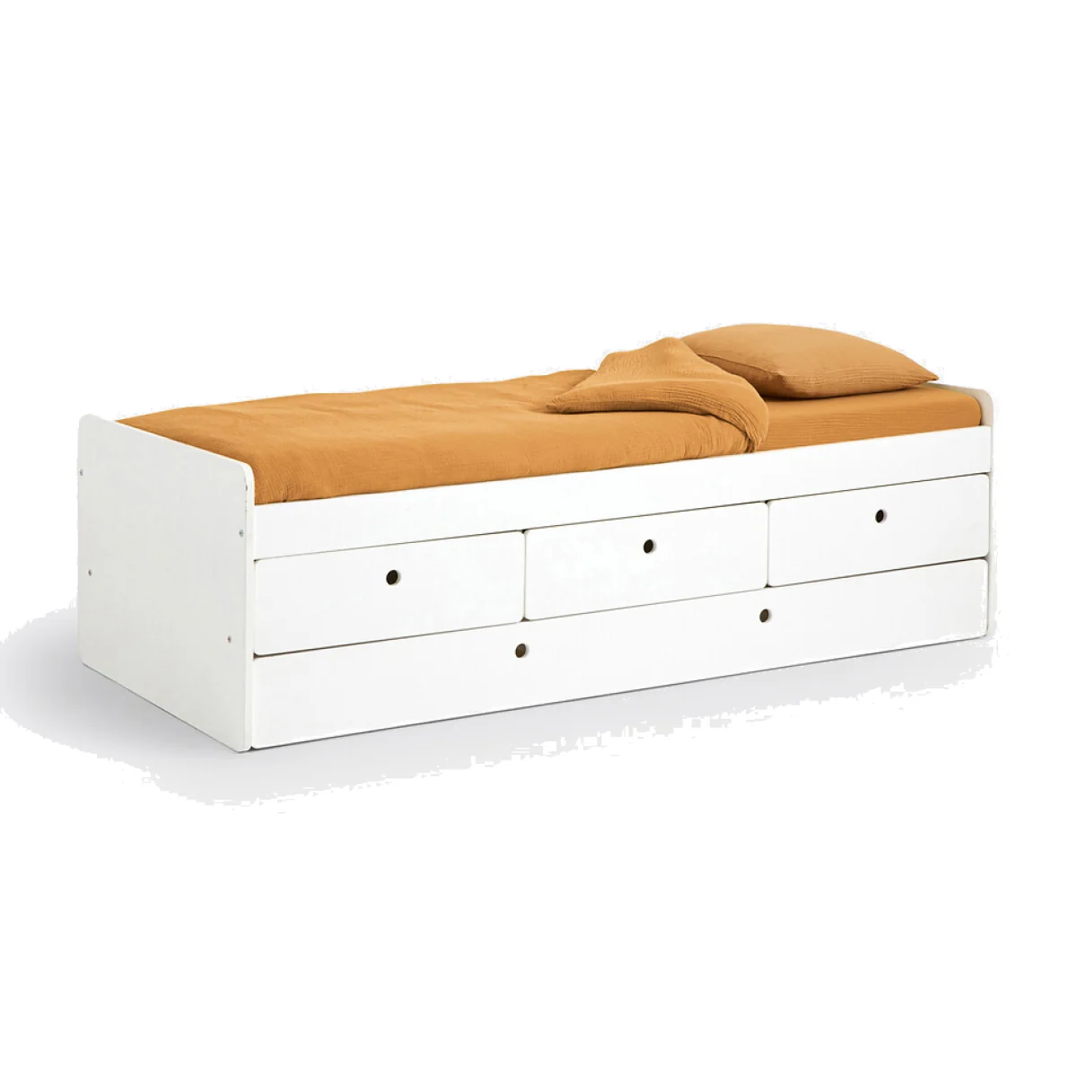 Selisa Storage Trundle Bed with Base – image 1