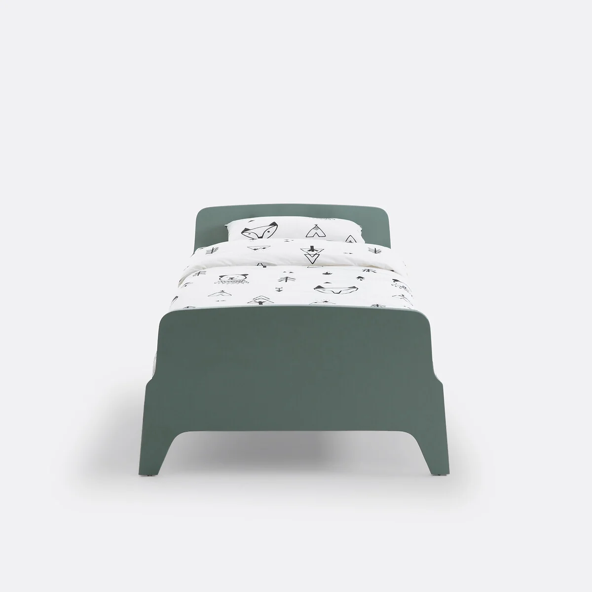 Adil Vintage Retro Style Single Bed with Bed Base – image 3