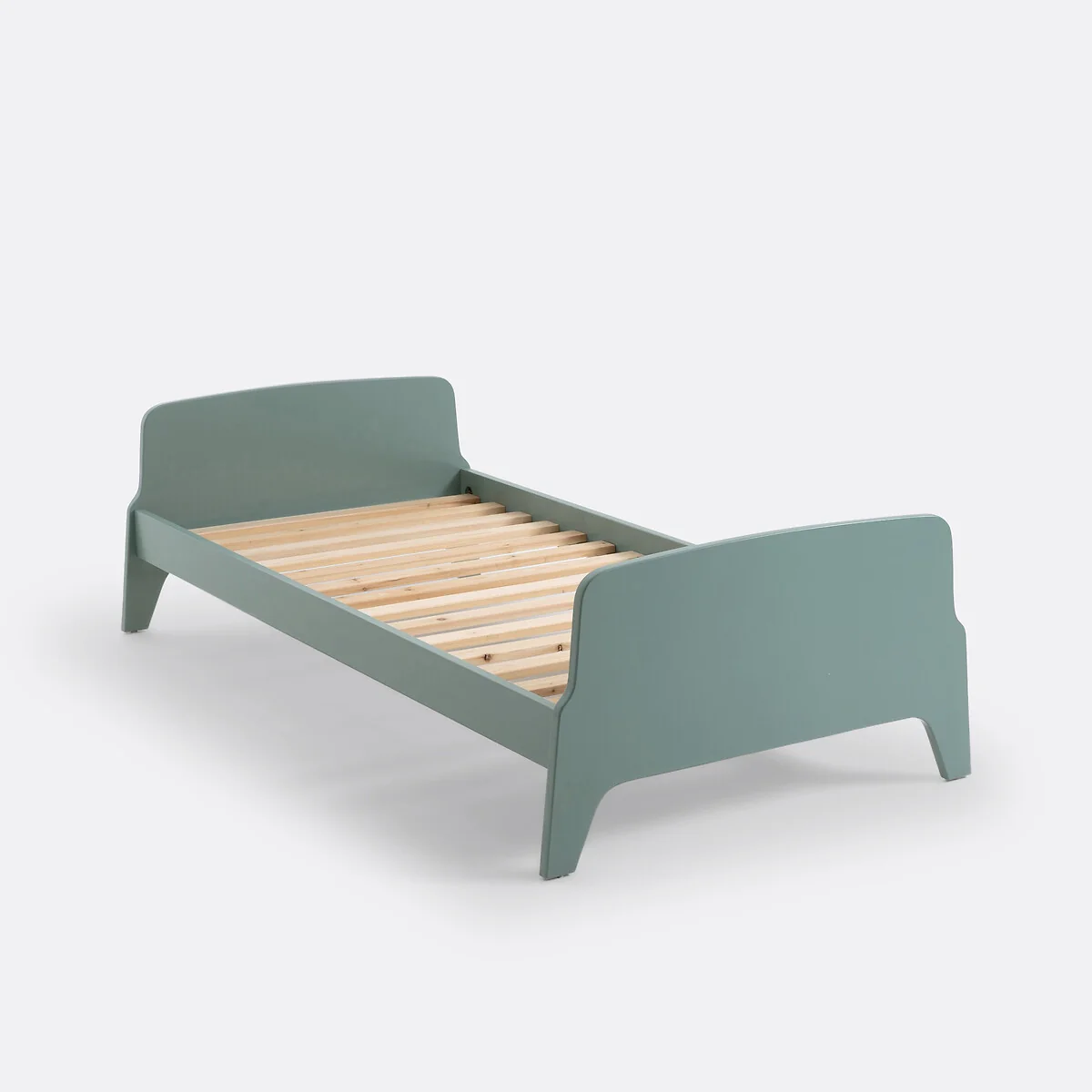 Adil Vintage Retro Style Single Bed with Bed Base – image 4