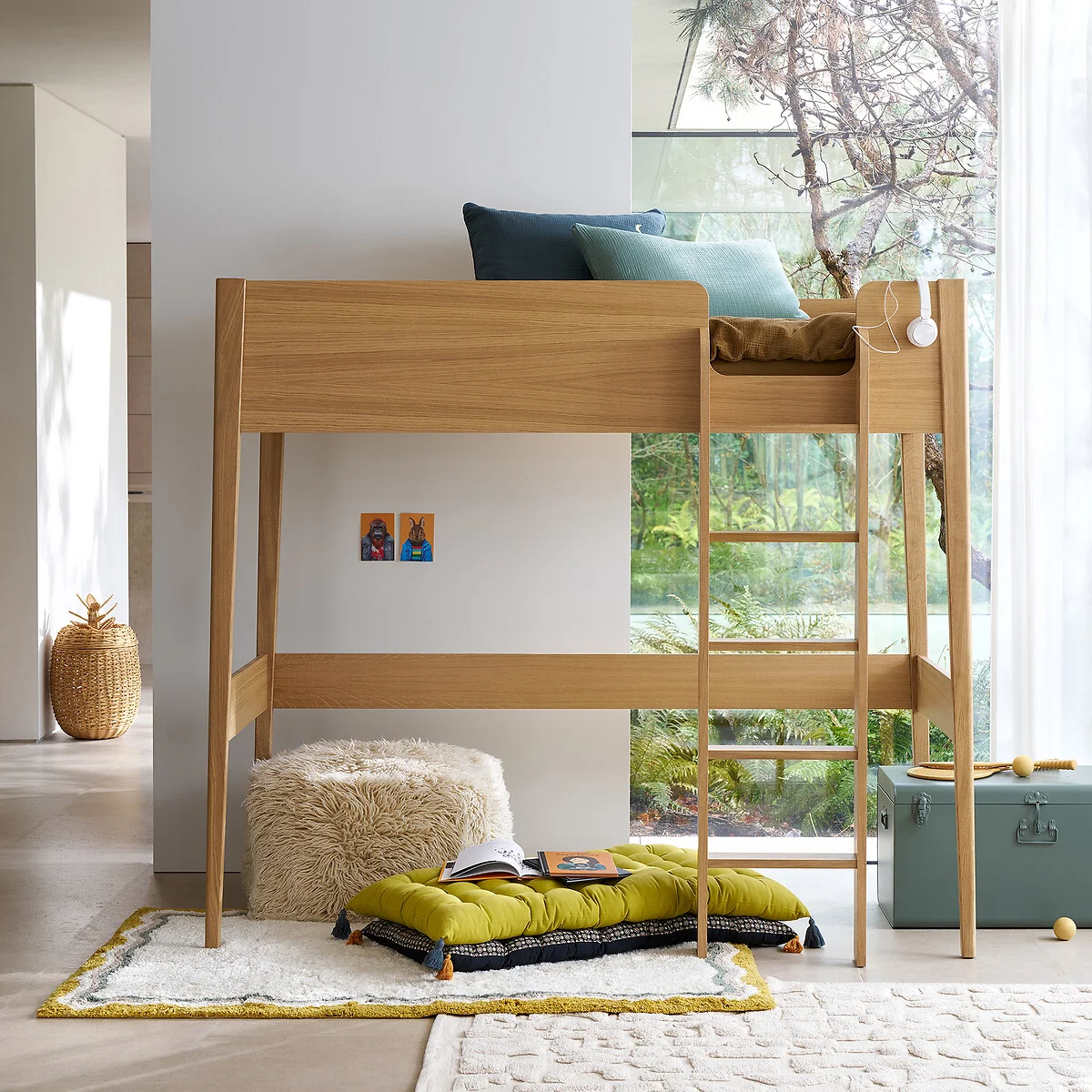 Alceste Oak Veneer Mezzanine Bed – image 2