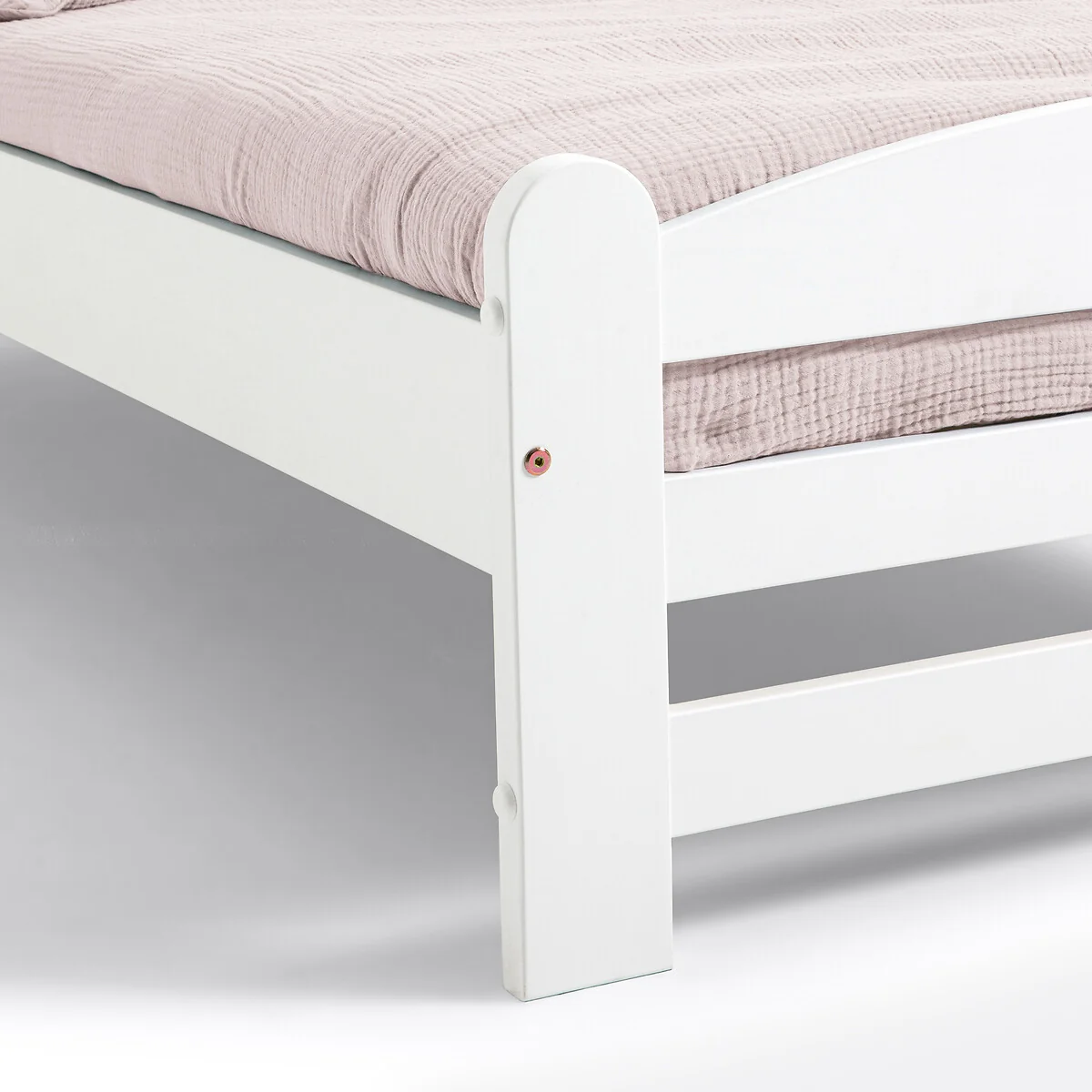 Loan Solid Pine Bed with Bed Base – image 4