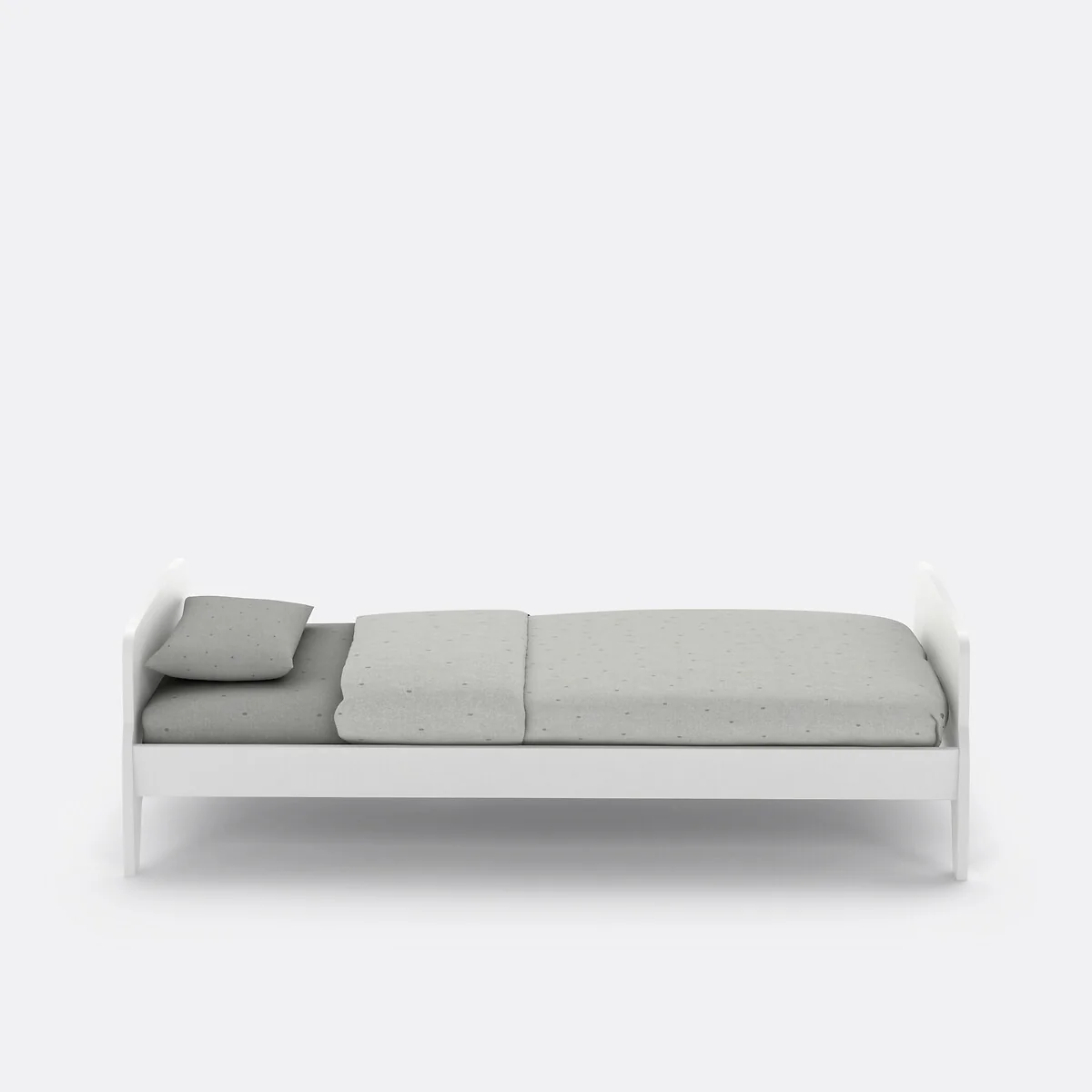 Adil Vintage Retro Style Single Bed with Bed Base – image 4