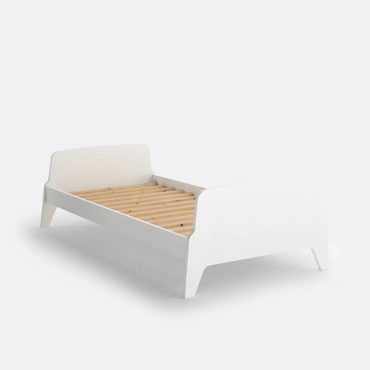 Adil Vintage Retro Style Single Bed with Bed Base – image 5