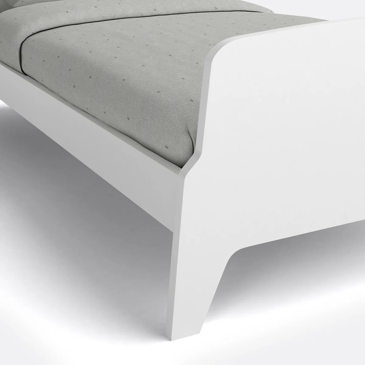 Adil Vintage Retro Style Single Bed with Bed Base – image 6