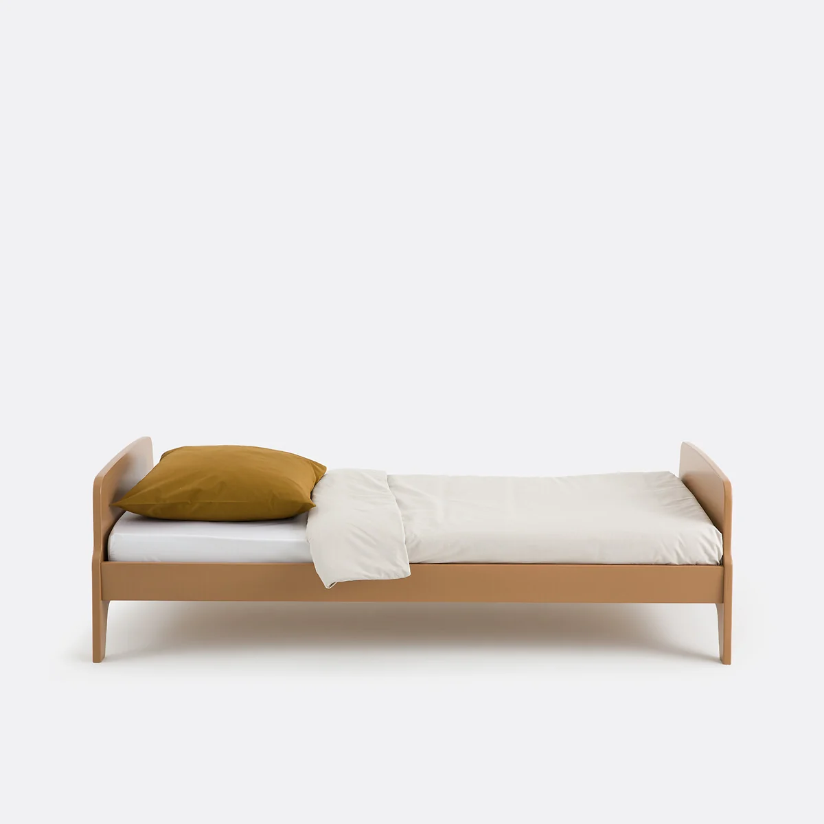 Adil Vintage Retro Style Single Bed with Bed Base – image 3