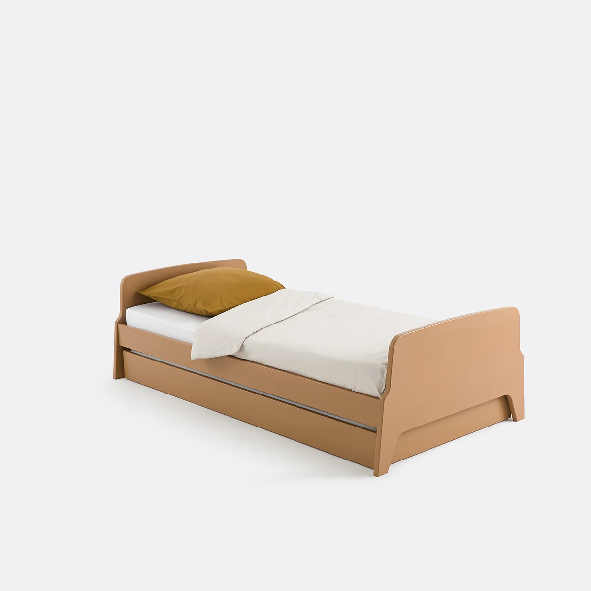 Adil Vintage Retro Style Single Bed with Bed Base – image 7