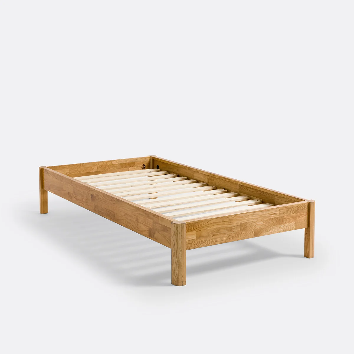 Zulda Solid Oak Single Bed – image 3
