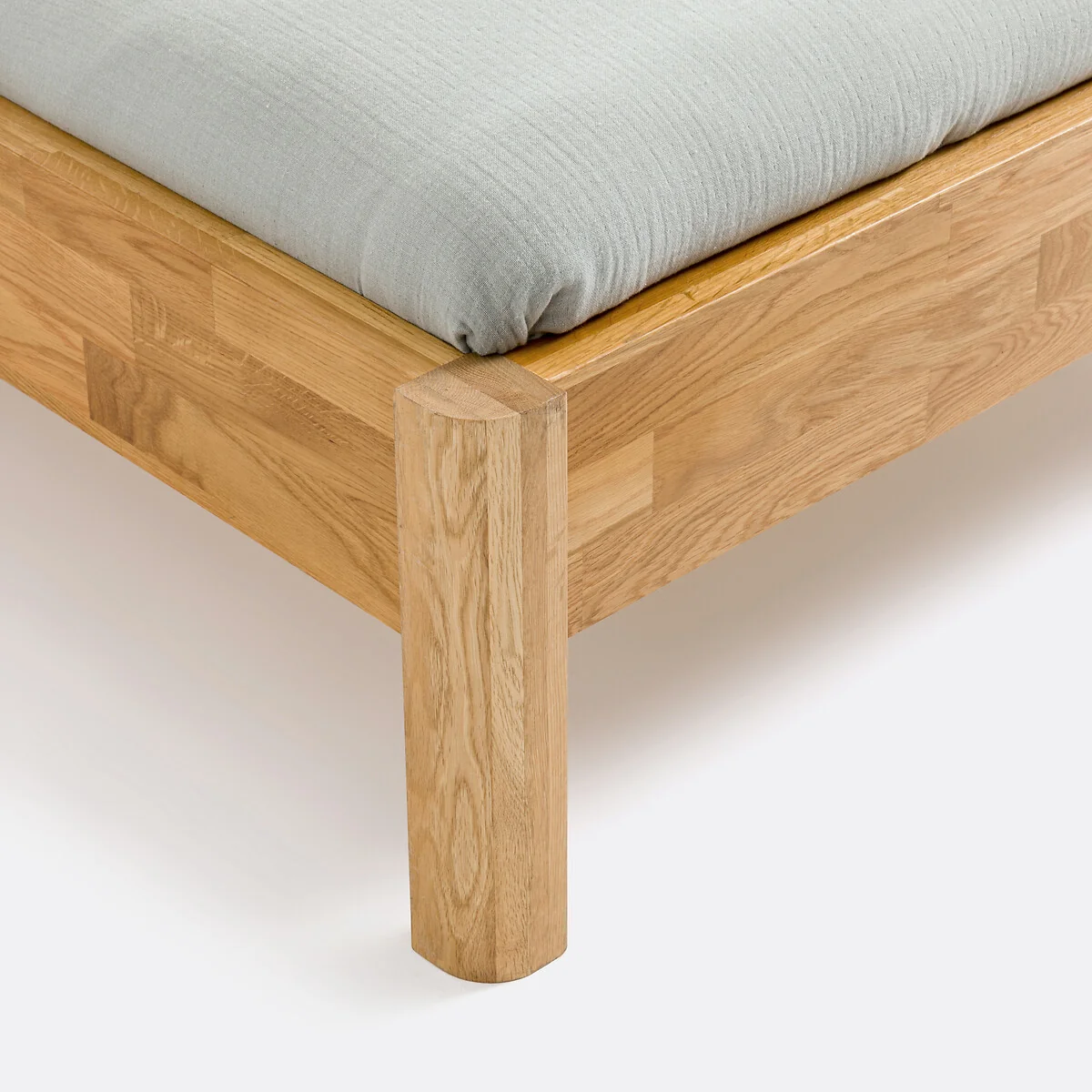 Zulda Solid Oak Single Bed – image 4