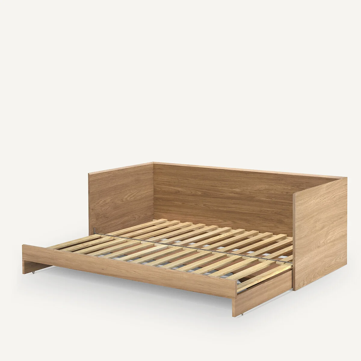 Working Oak Veneered Pull Out Bed – image 7