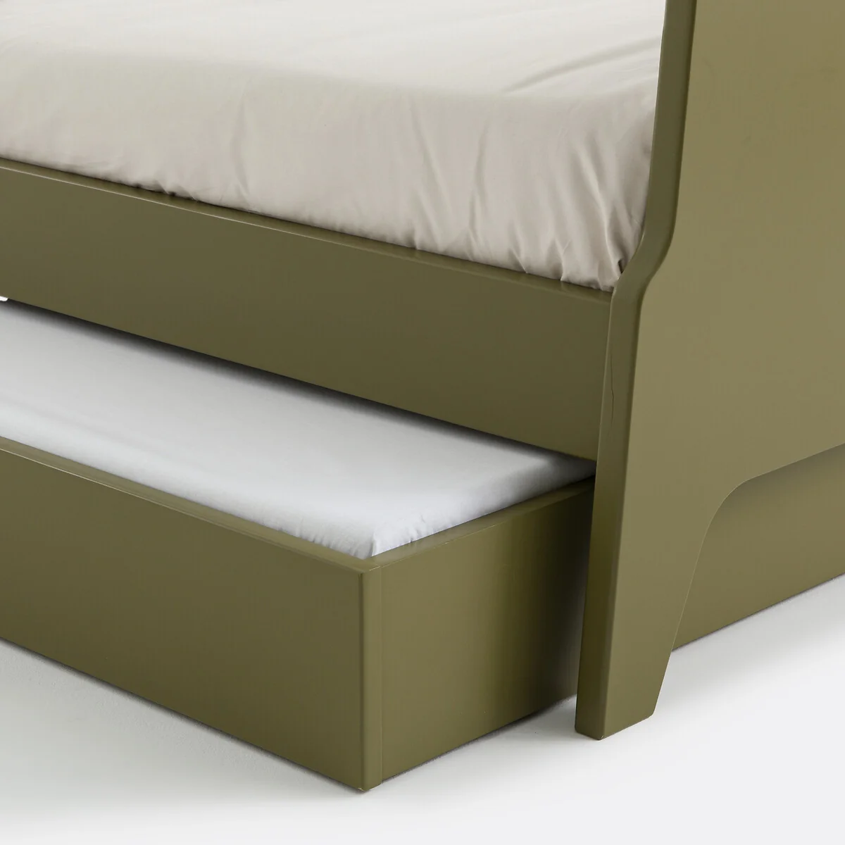 Adil Vintage Retro Style Trundle Bed, Single – image 6