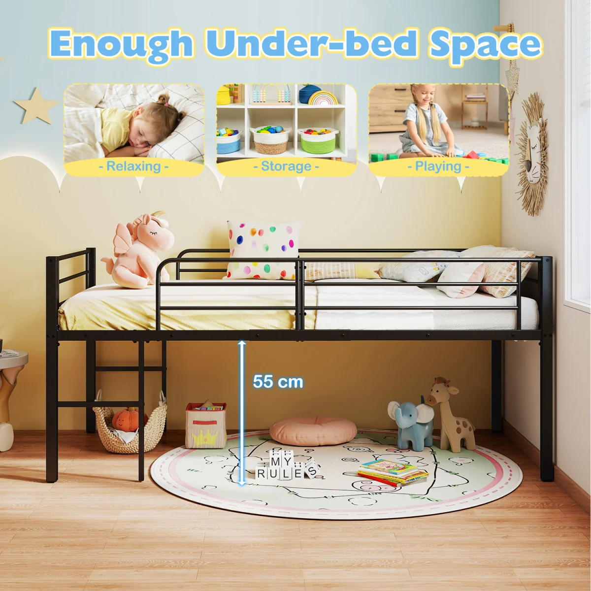 Kids Low Loft Bed – image 11
