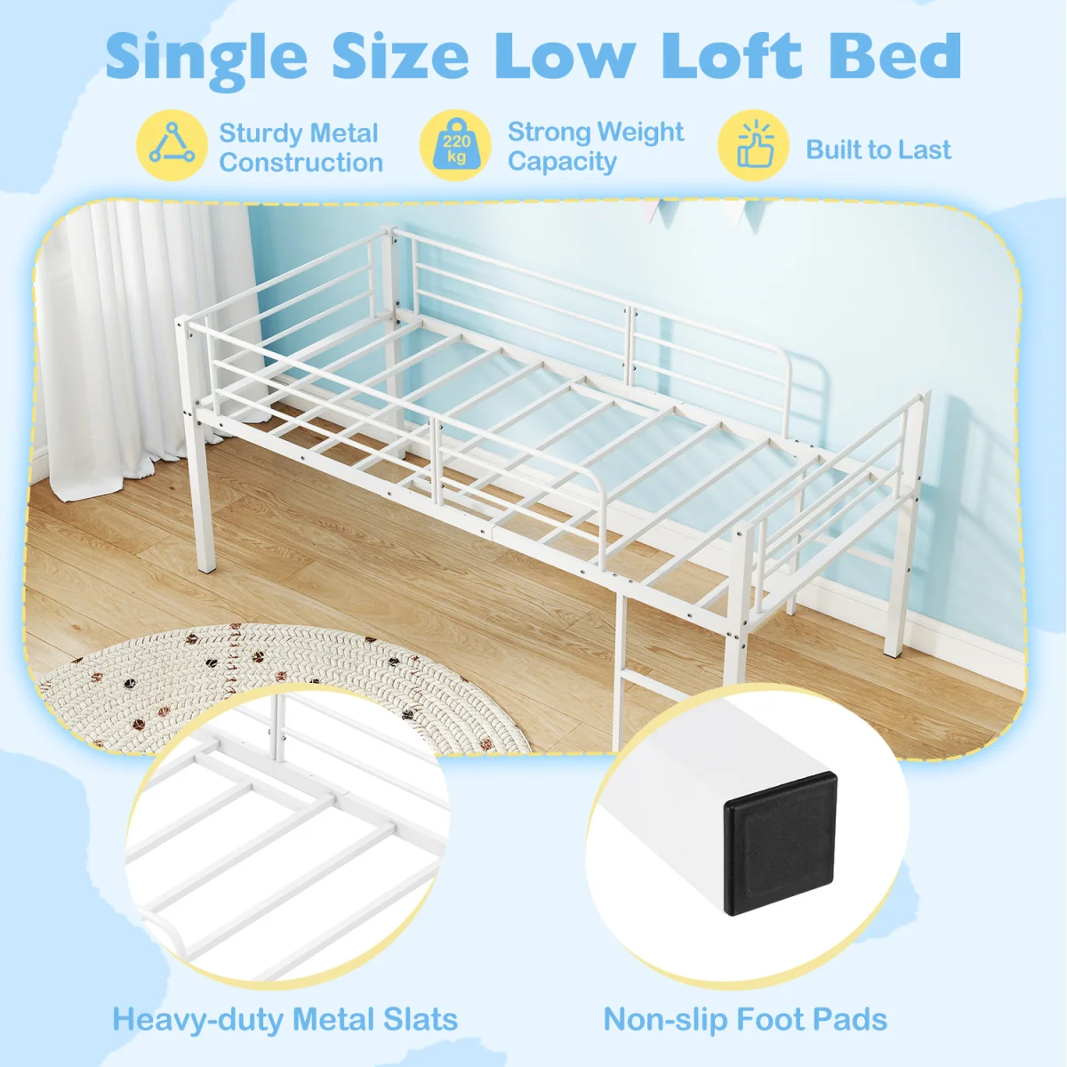 Kids Low Loft Bed – image 12