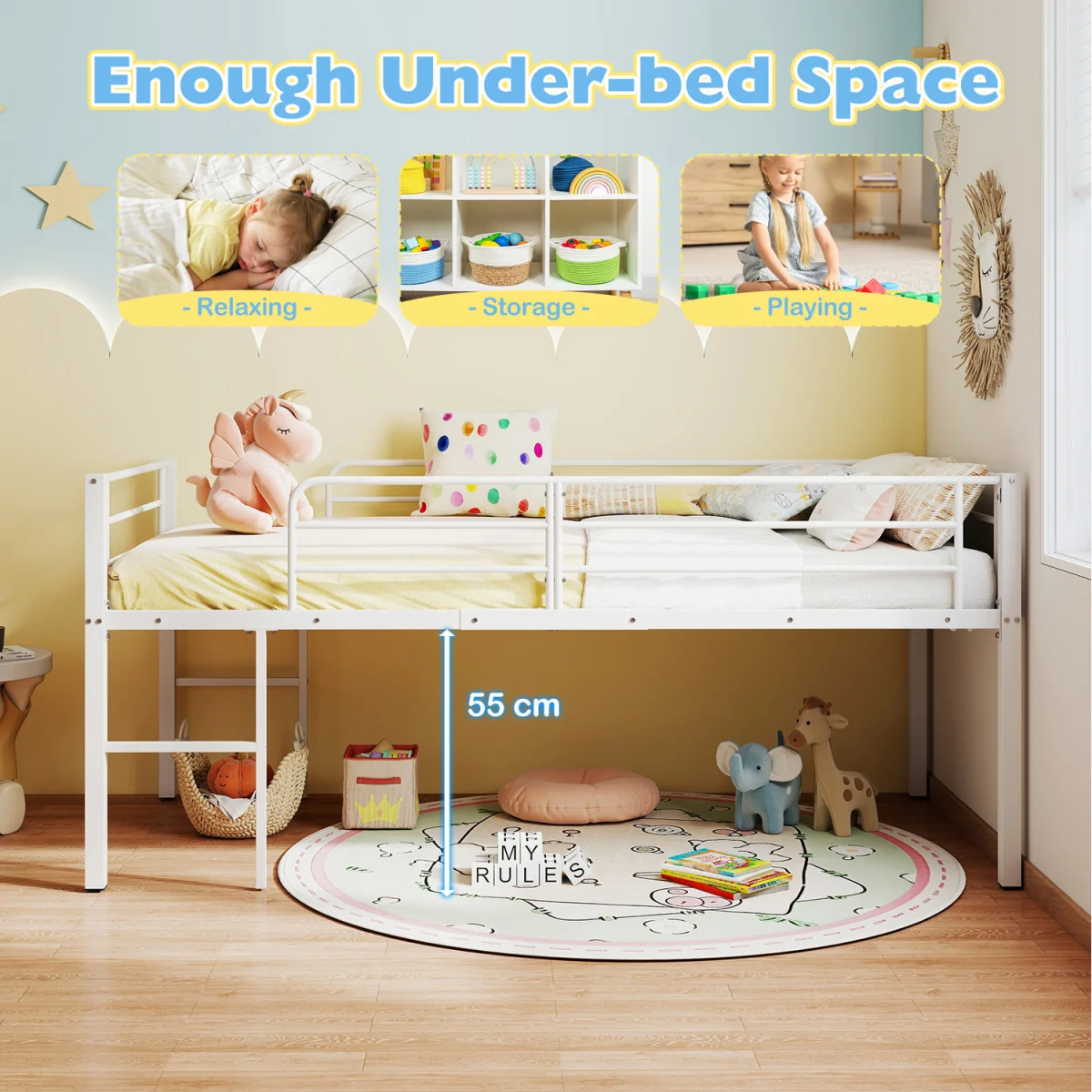 Kids Low Loft Bed – image 13