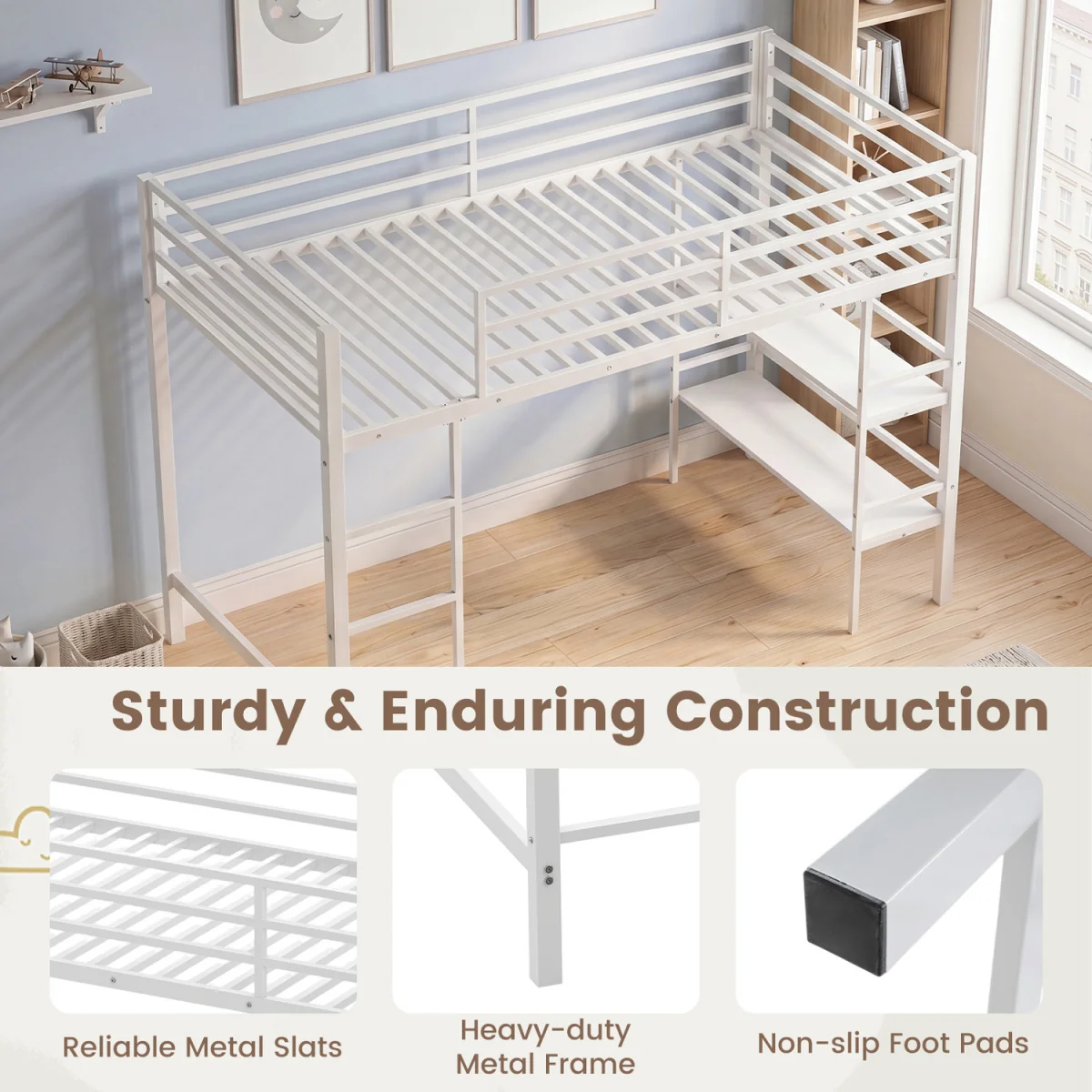 Kids Low Loft Bed – image 5