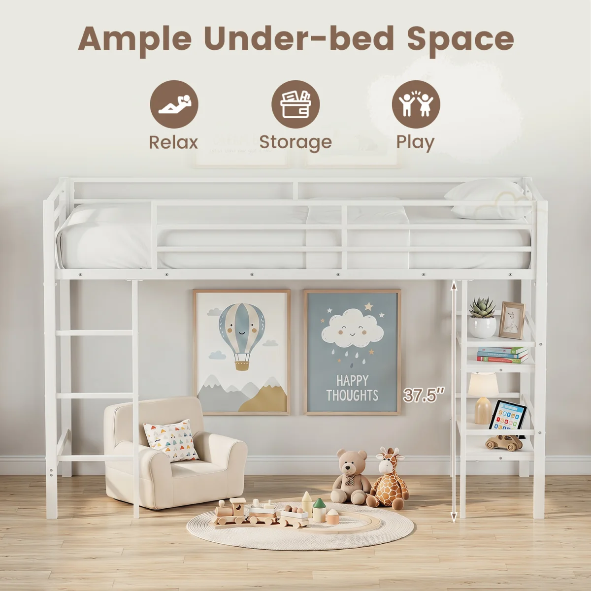 Kids Low Loft Bed – image 8